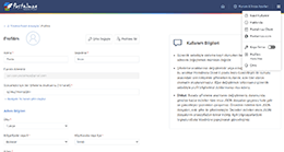 Email signature generator profile page