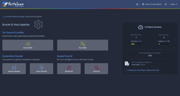 Email signature generation corporation & signature settings dark theme