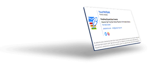 Example of a generated email signature